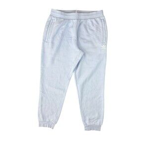 Adidas Originals Trefoil Fleece Jogger Sweatpants Light Blue Women’s XL Unisex